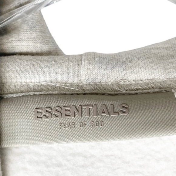 FOG Fear of God Essentials Hoodie 'Light Oatmeal' Size XS - Picture 5 of 11